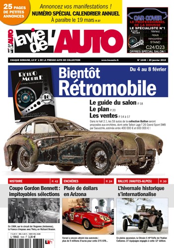 La Vie de l'Auto n° 1648 du 29/01/2015