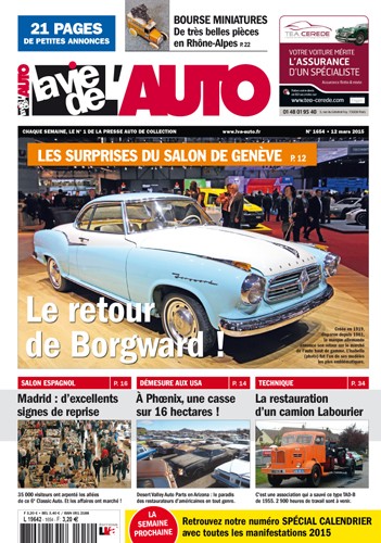 La Vie de l'Auto n° 1654 du 12/03/2015