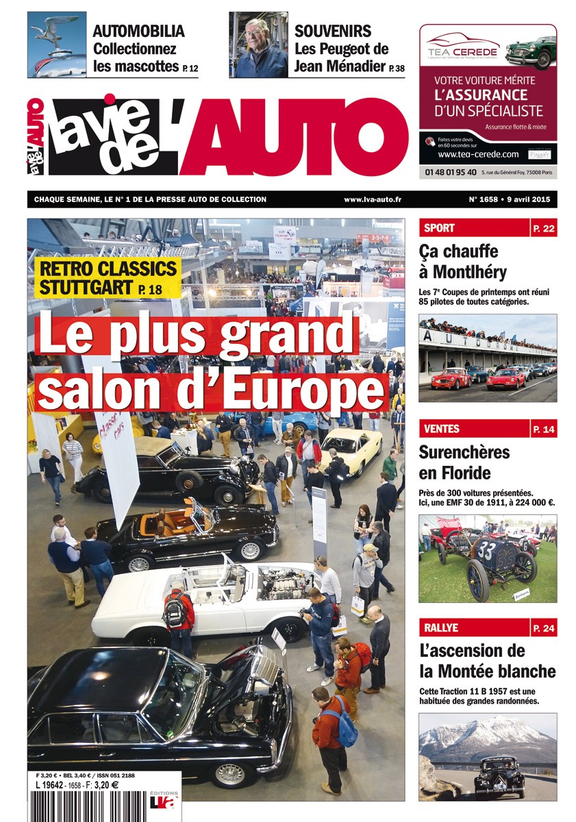 La Vie de l'Auto n° 1658 du 09/04/2015