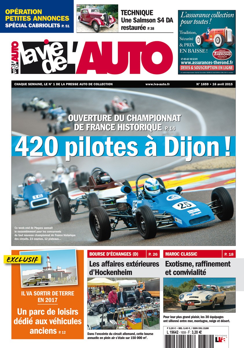 La Vie de l'Auto n° 1659 du 16/04/2015