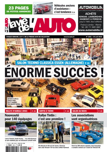 La Vie de l'Auto n° 1661 du 30/04/2015