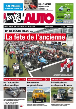 La Vie de l'Auto n° 1663 du 14/05/2015