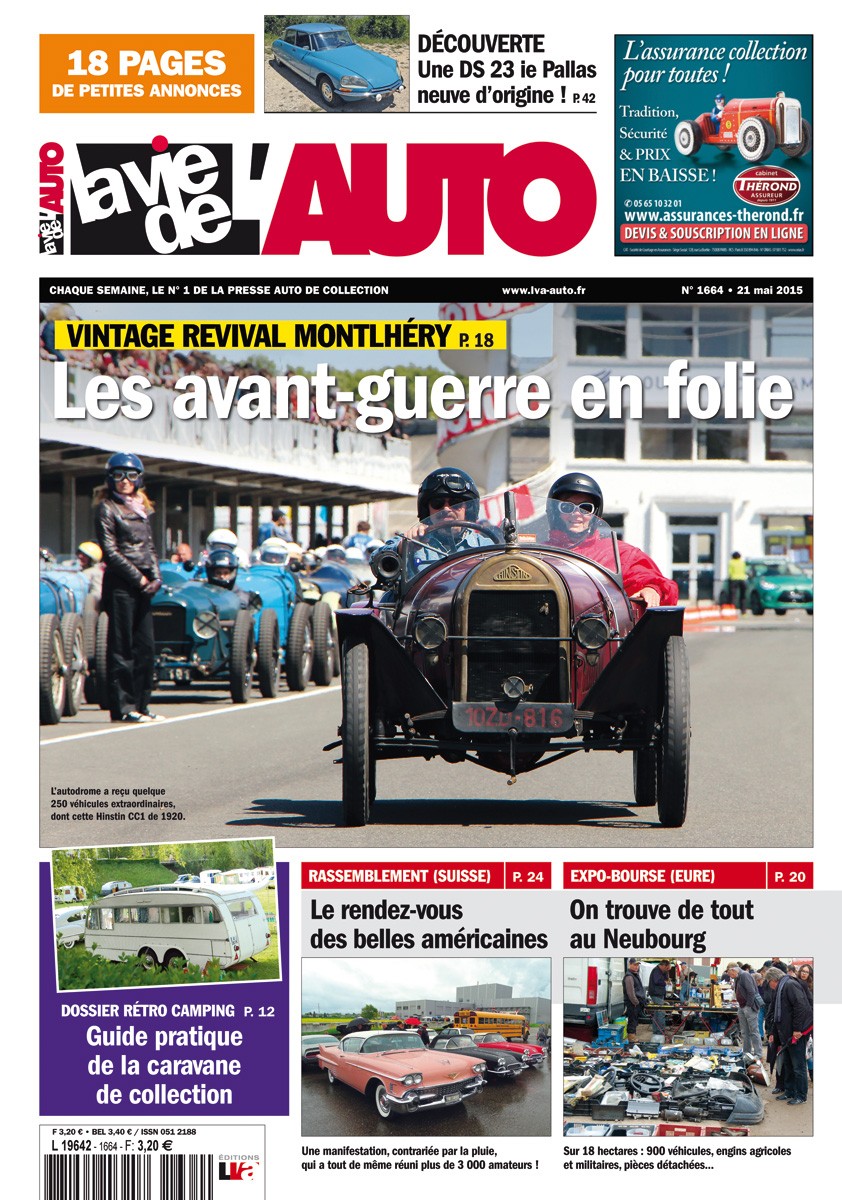 La Vie de l'Auto n° 1664 du 21/05/2015