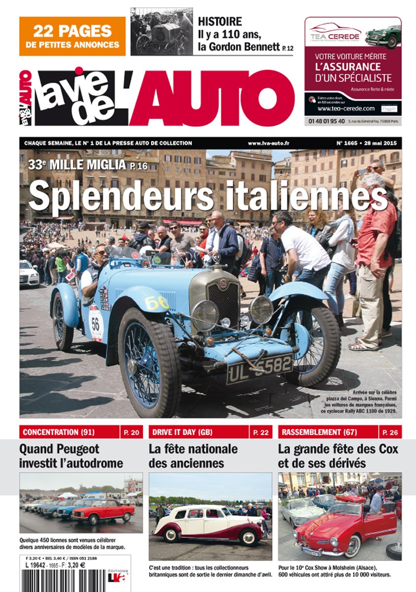 La Vie de l'Auto n° 1665 du 28/05/2015