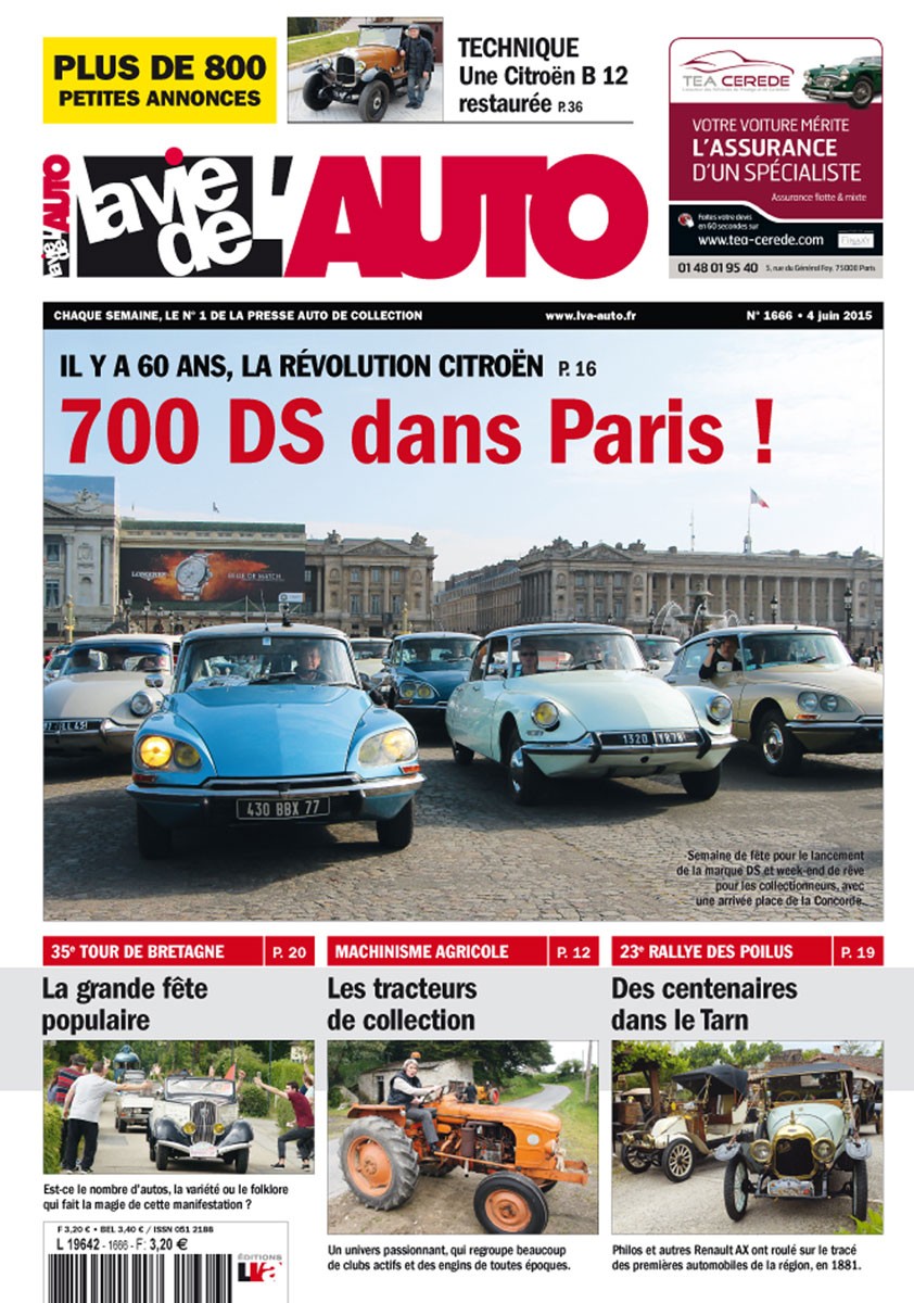 La Vie de l'Auto n° 1666 du 04/06/2015