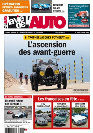 La Vie de l’Auto n° 1667 du 11/06/2015