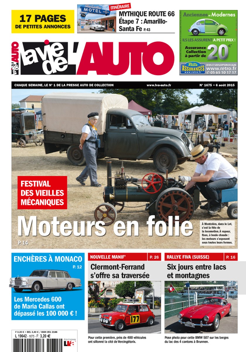 La Vie de l'Auto n° 1675 du 06/08/2015