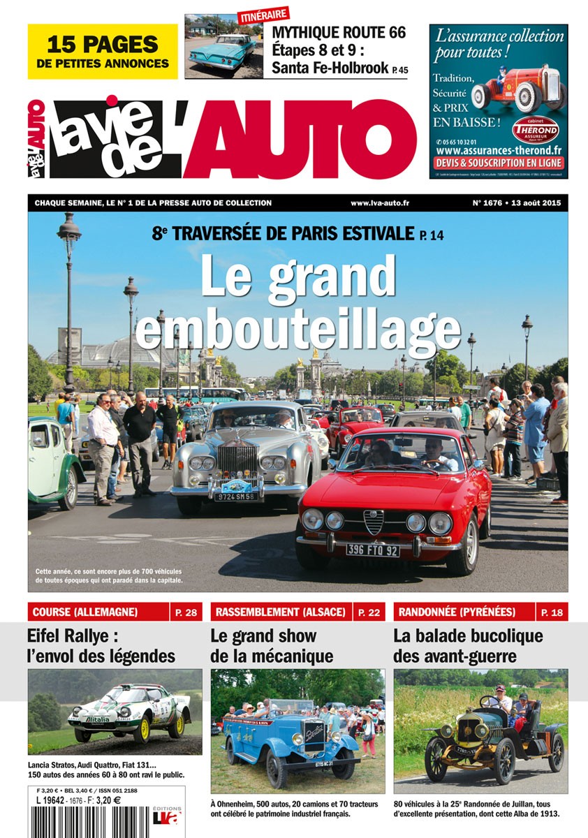 La Vie de l'Auto n° 1676 du 13/08/2015