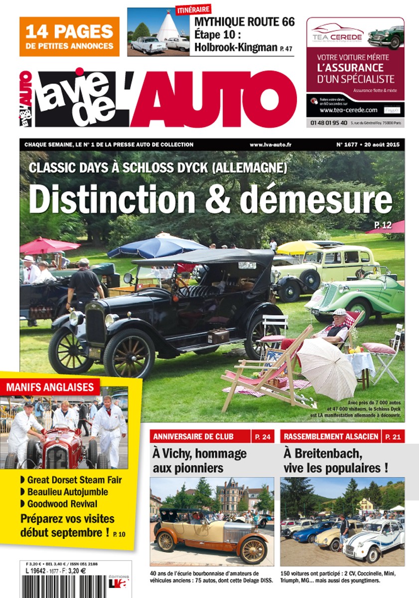 La Vie de l'Auto n° 1677 du 20/08/2015