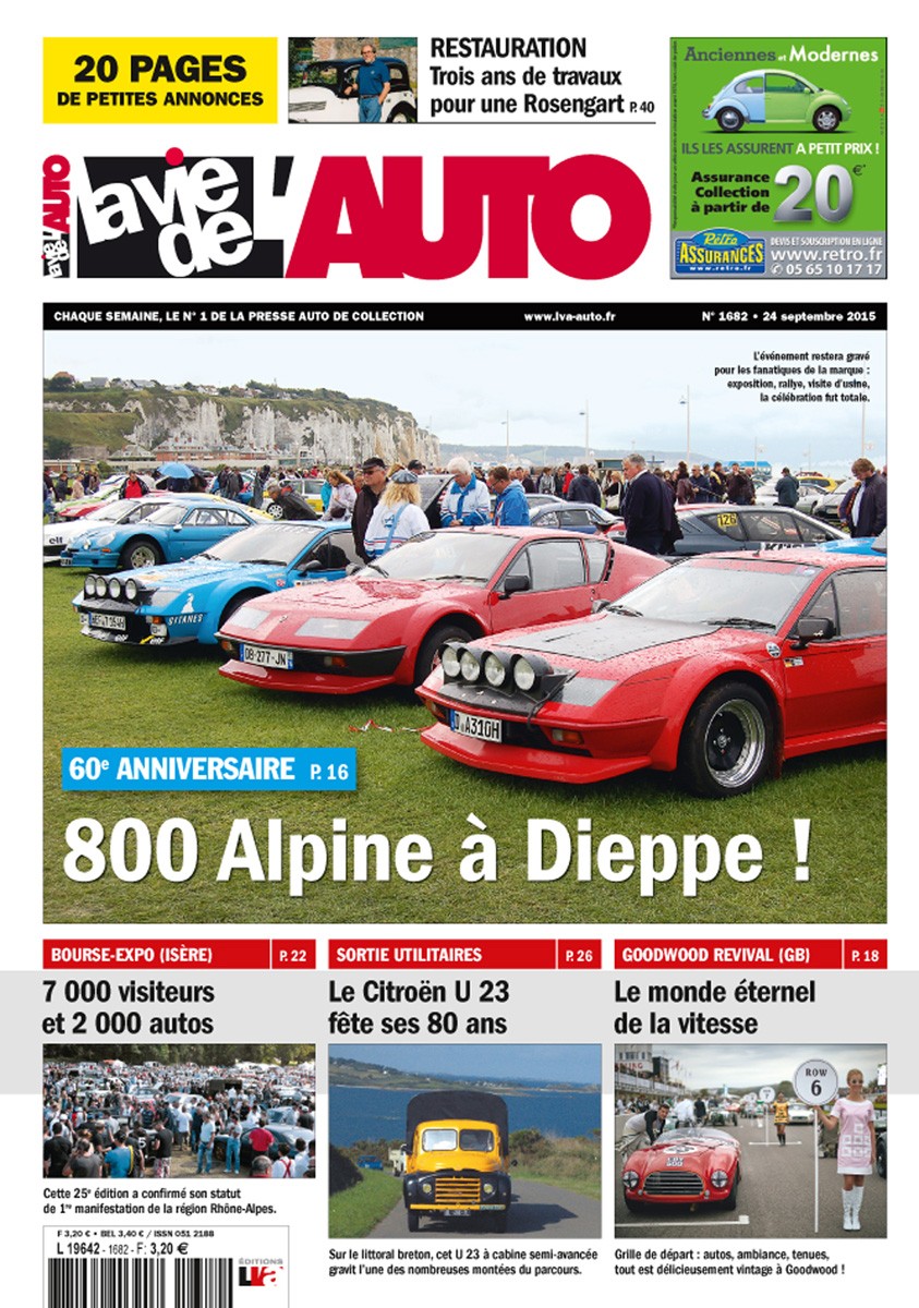 La Vie de l'Auto n° 1682 du 24/09/2015