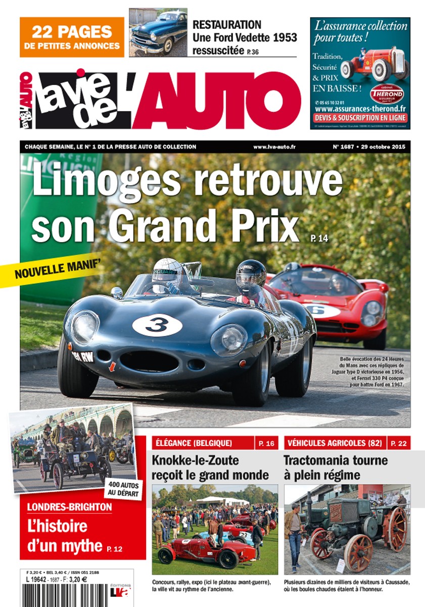 La Vie de l'Auto n° 1687 du 29/10/2015