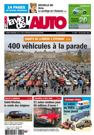 La Vie de l’Auto n° 1695 du 24/12/2015