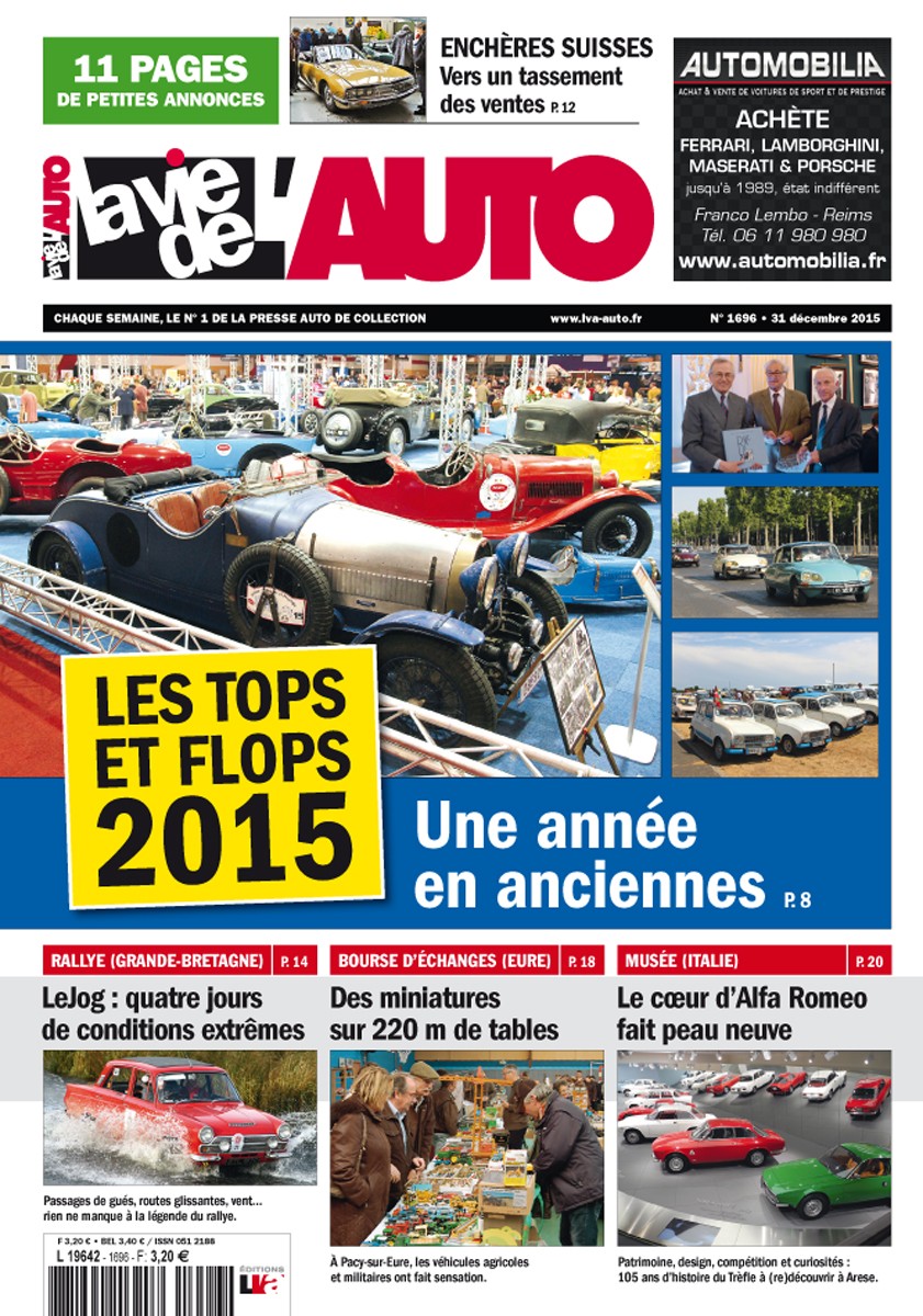 La Vie de l'Auto n° 1696 du 31/12/2015