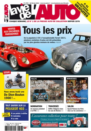 La Vie de l’Auto n° 1703 du 18/02/2016