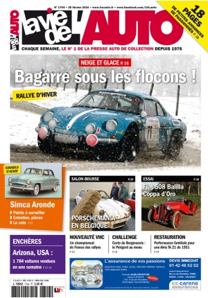 La Vie de l’Auto n° 1704 du 25/02/2016