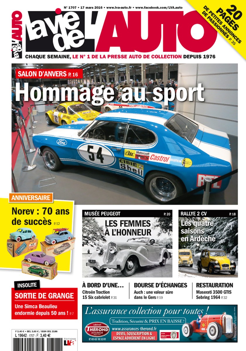 La Vie de l'Auto n° 1707 du 17/03/2016