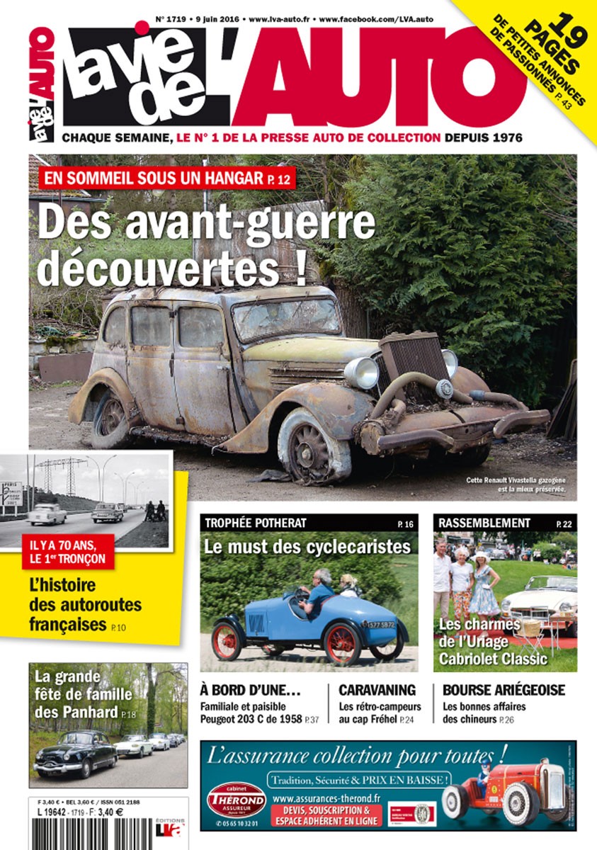 La Vie de l'Auto n° 1719 du 09/06/2016