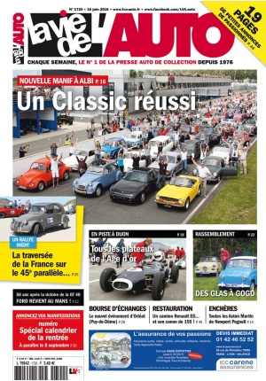 La Vie de l’Auto n° 1720 du 16/06/2016
