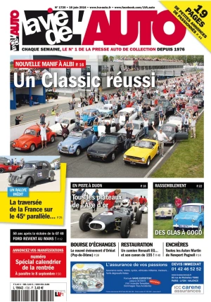 La Vie de l’Auto n° 1720 du 16/06/2016
