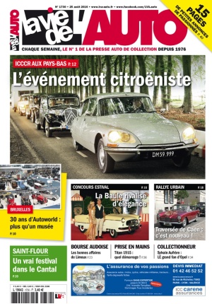 La Vie de l’Auto n° 1730 du 25/08/2016