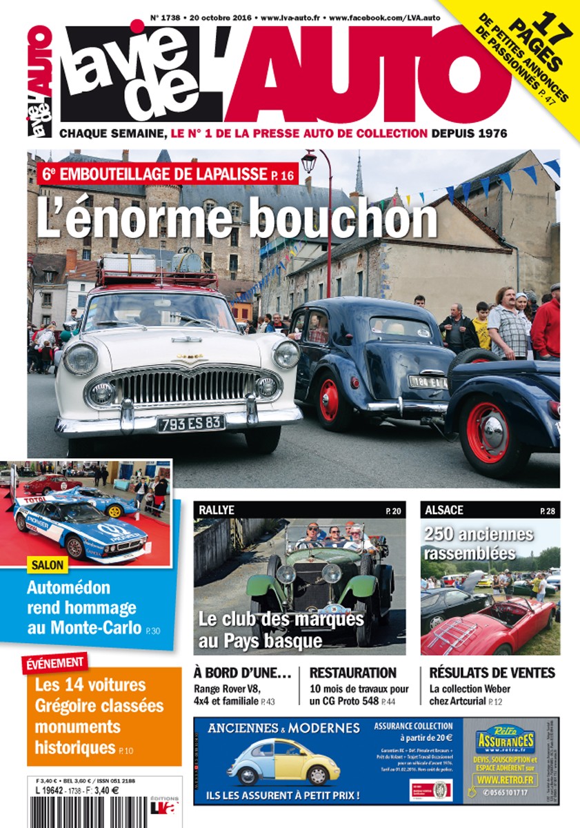 La Vie de l'Auto n° 1738 du 20/10/2016