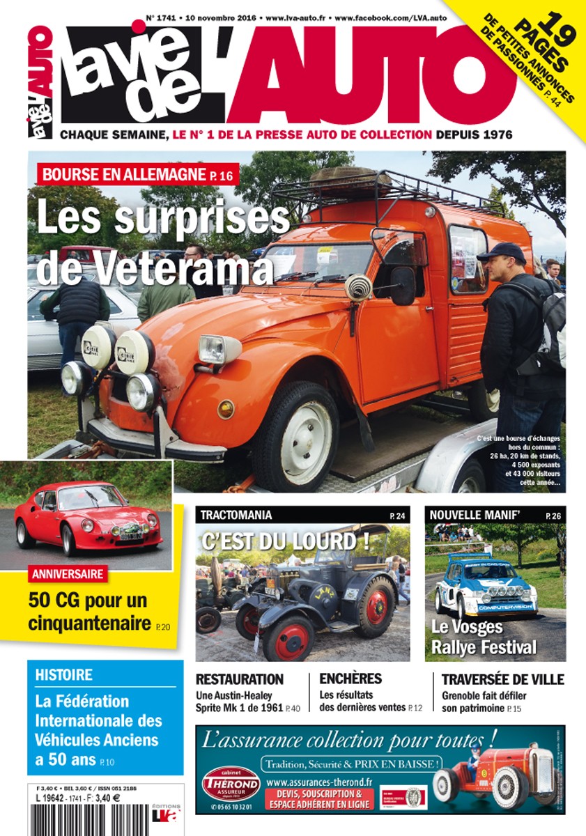 La Vie de l'Auto n° 1741 du 10/11/2016