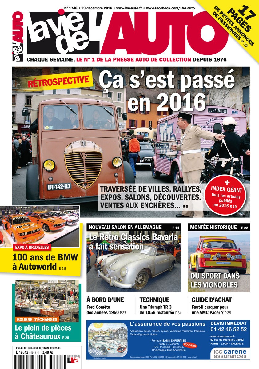 La Vie de l'Auto n° 1748 du 29/12/2016