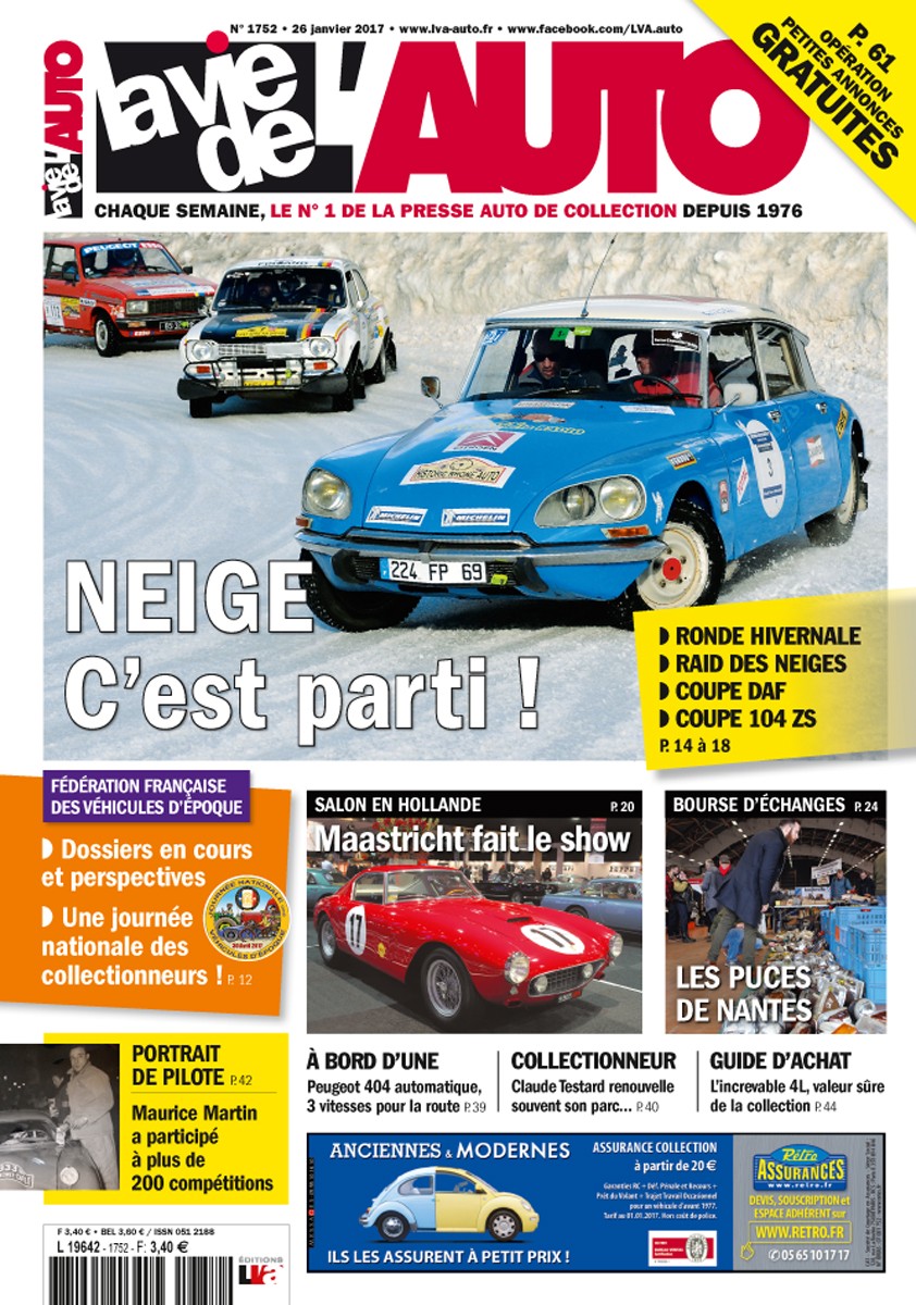 La Vie de l'Auto n° 1752 du 26/01/2017