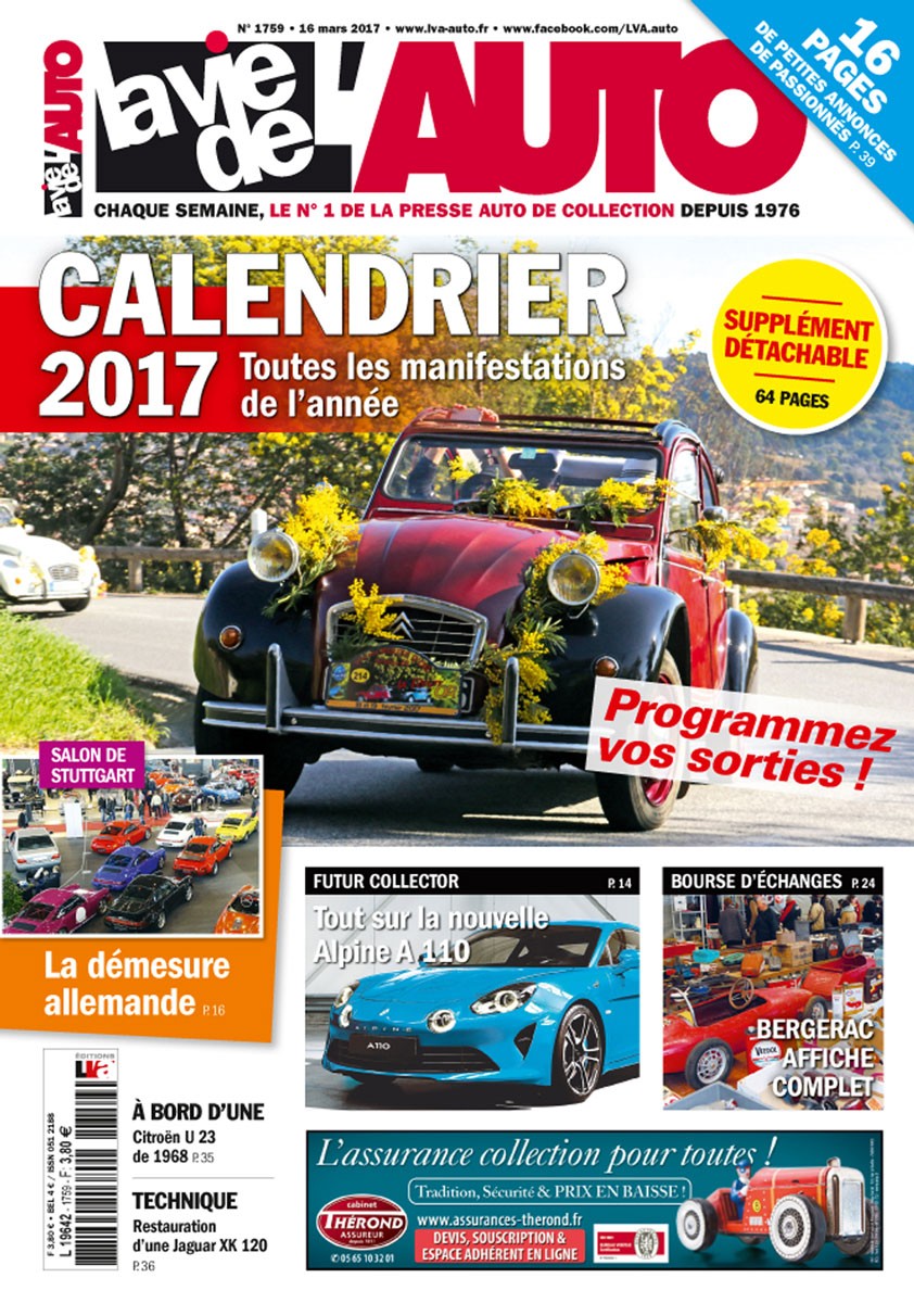 La Vie de l'Auto n° 1759 du 16/03/2017
