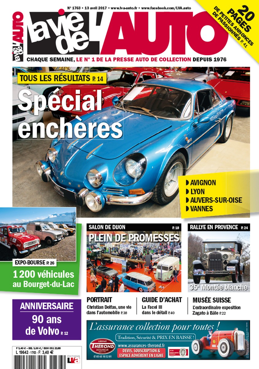 La Vie de l'Auto n° 1763 du 13/04/2017