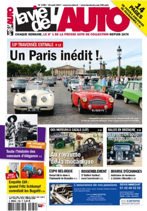 La Vie de l’Auto n° 1780 du 10/08/2017