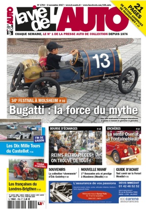 La Vie de l’Auto n° 1792 du 02/11/2017