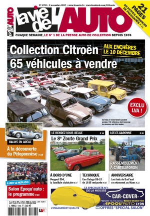 La Vie de l’Auto n° 1793 du 09/11/2017