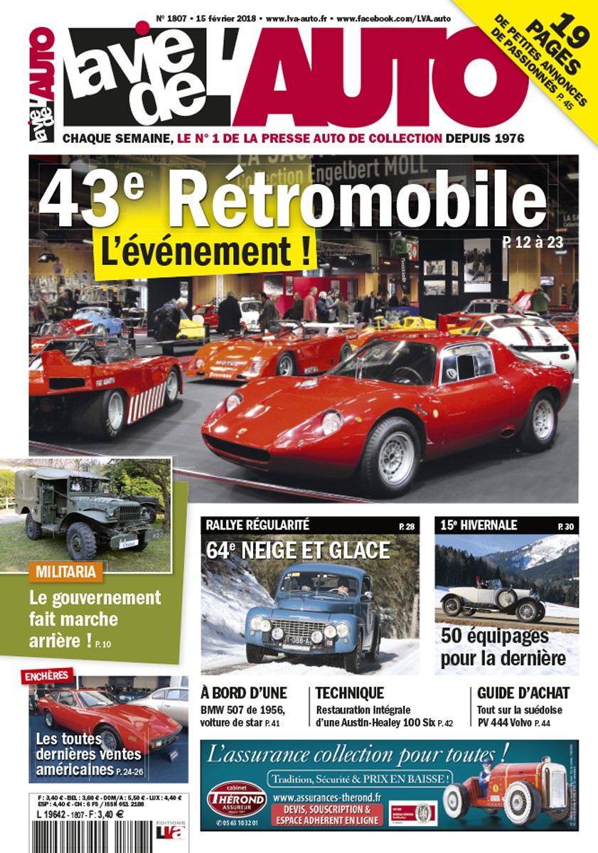 La Vie de l'Auto n° 1807 du 15/02/2018