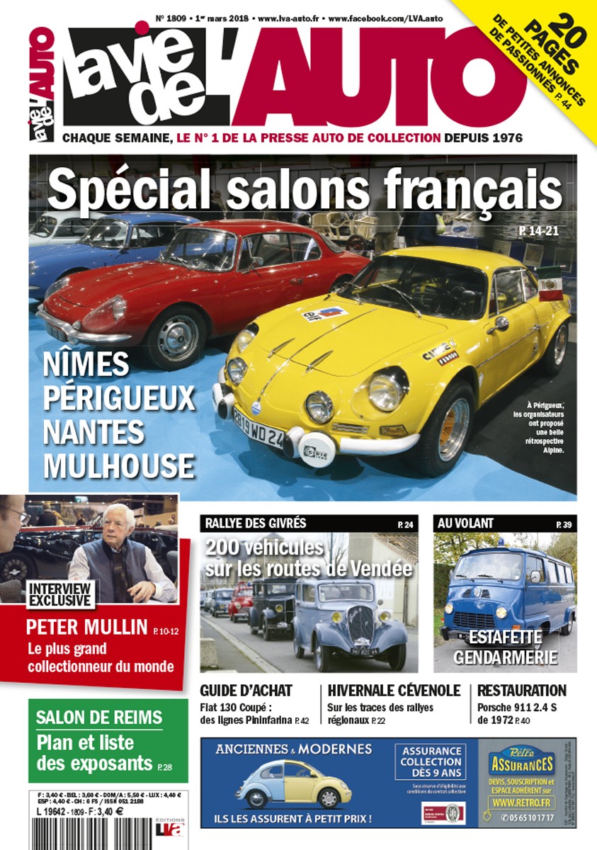 La Vie de l'Auto n° 1809 du 01/03/2018