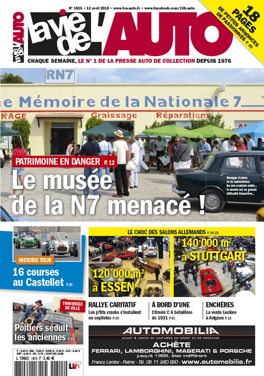 La Vie de l'Auto n° 1815 du 12/04/2018