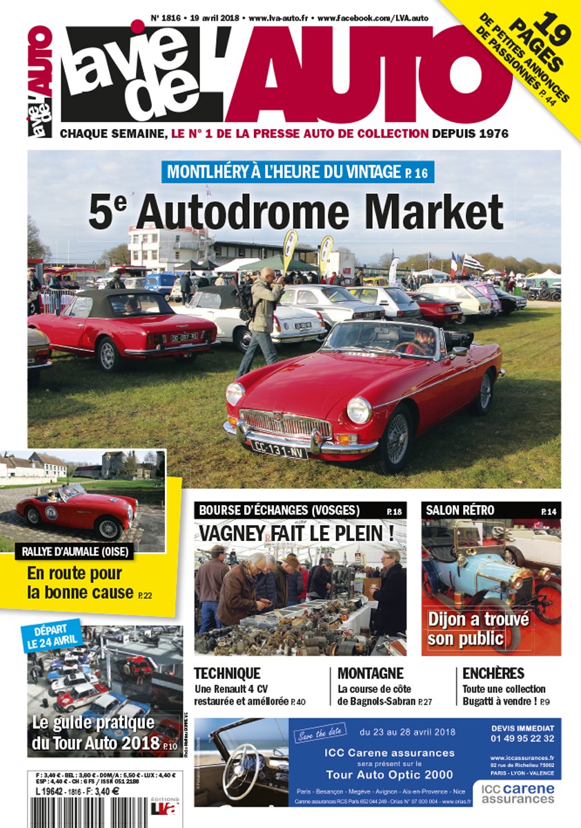 La Vie de l'Auto n° 1816 du 19/04/2018