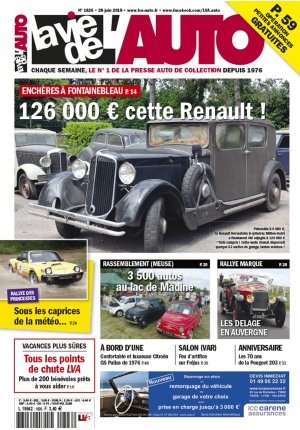 La Vie de l’Auto n° 1826 du 28/06/2018