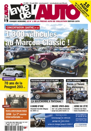 La Vie de l’Auto n° 1834 du 23/08/2018