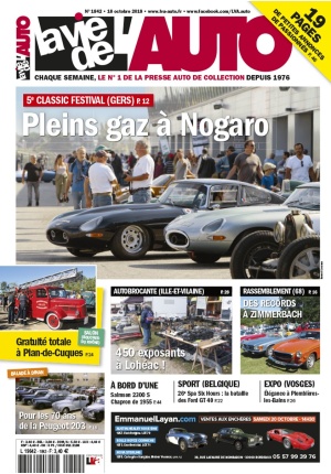 La Vie de l’Auto n° 1842 du 18/10/2018