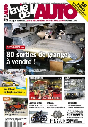 La Vie de l’Auto n° 1848 du 29/11/2018