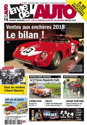 La Vie de l’Auto n° 1851 du 20/12/2018