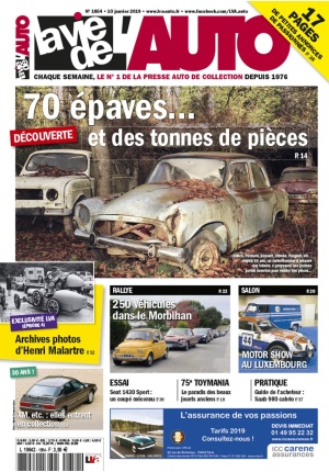 La Vie de l’Auto n° 1854 du 10/01/2019