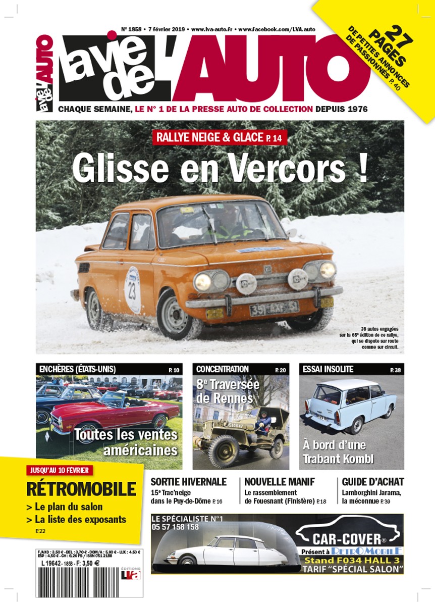 La Vie de l'Auto n° 1858 du 07/02/2019