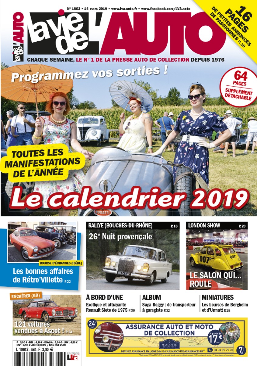 La Vie de l'Auto n° 1863 du 14/03/2019