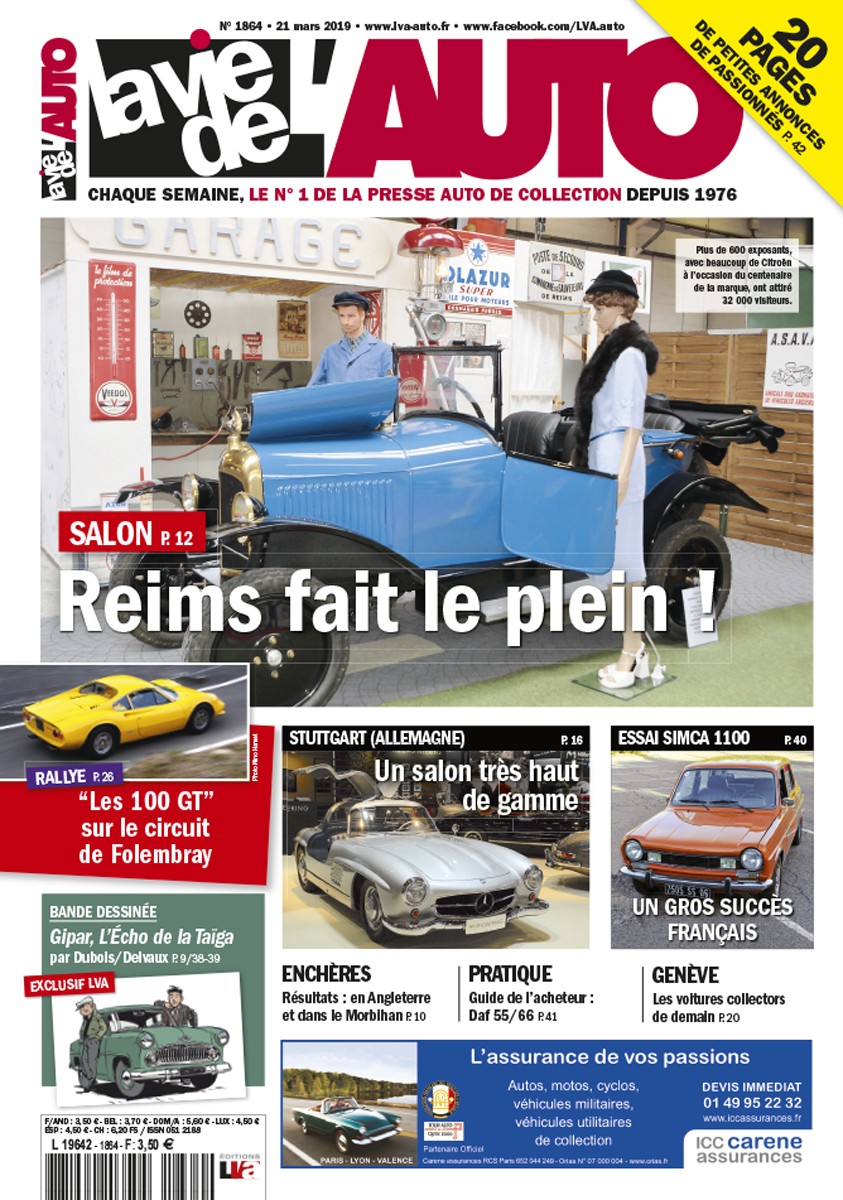 La Vie de l'Auto n° 1864 du 21/03/2019