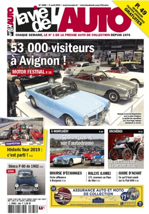 La Vie de l’Auto n° 1866 du 04/04/2019