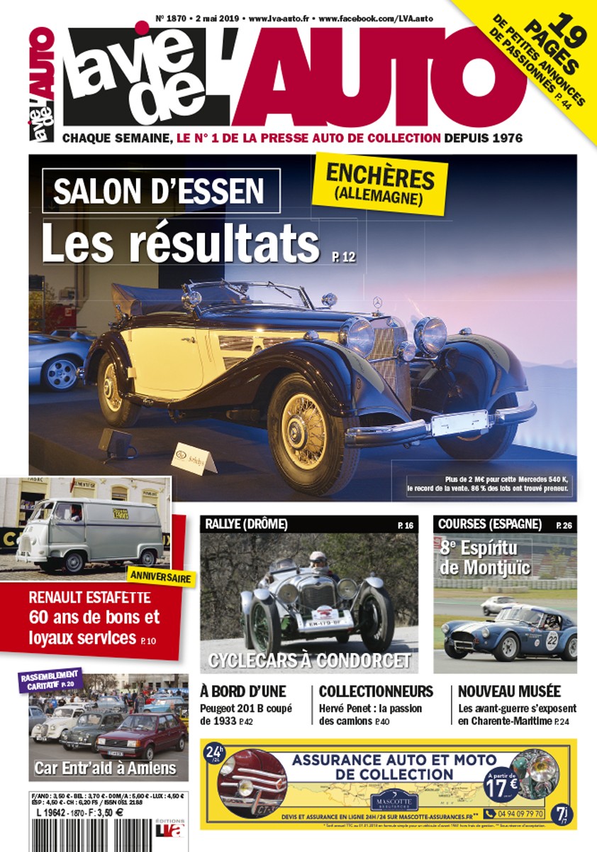 La Vie de l'Auto n° 1870 du 02/05/2019