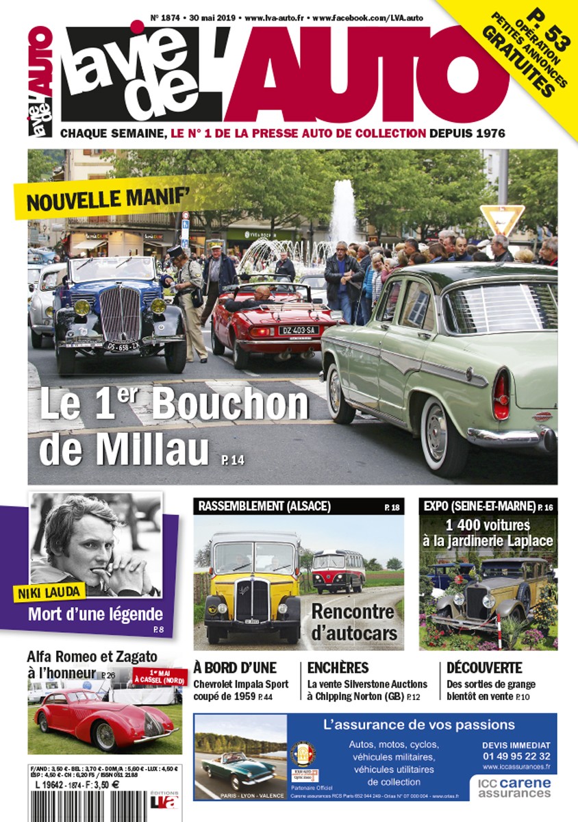 La Vie de l'Auto n° 1874 du 30/05/2019