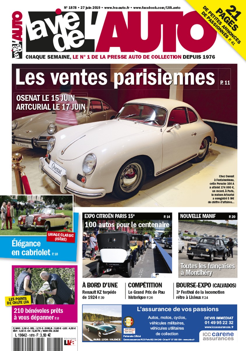 La Vie de l'Auto n° 1878 du 27/06/2019